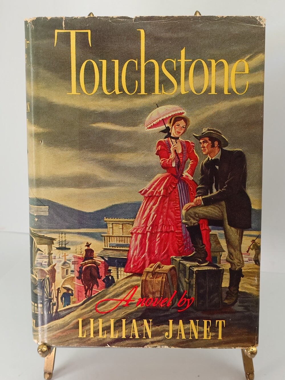 Vtg Book: Touchstone A novel By Lillian Janet 1947 DJ book club Edition